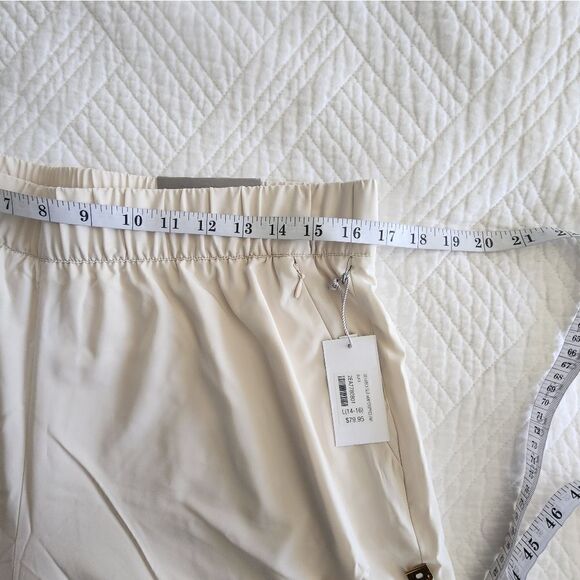 Soft surroundings side zip pock wide leg slit cropped minimalist lagenlook pants - Picture 12 of 16